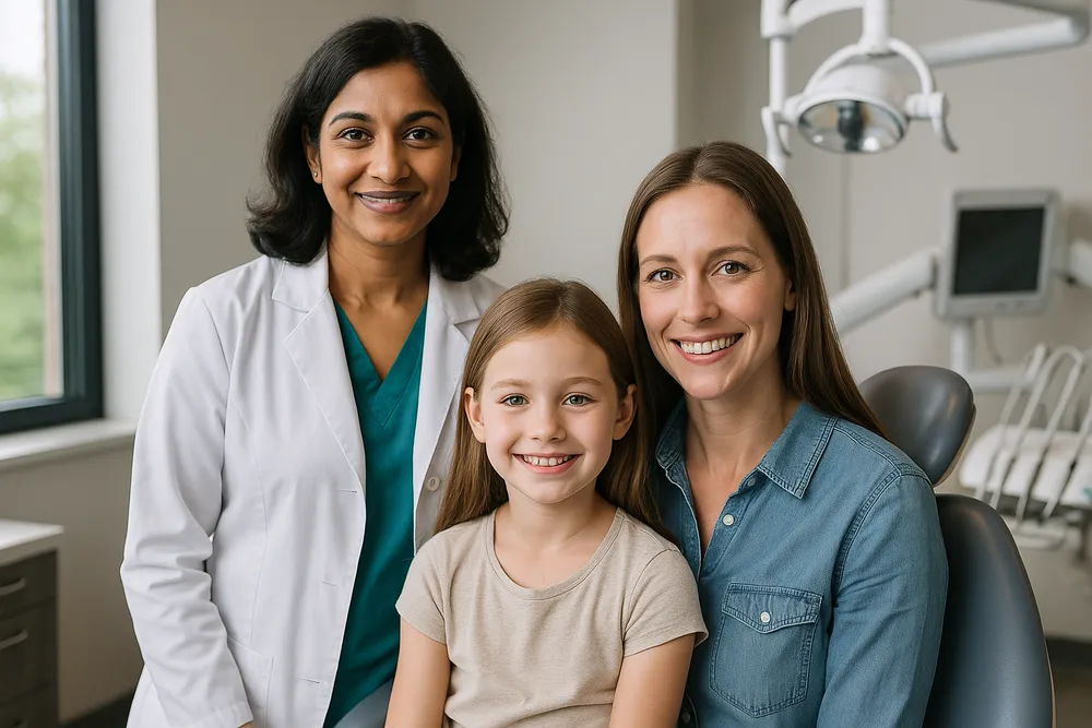 family dentistry in a modern dental office